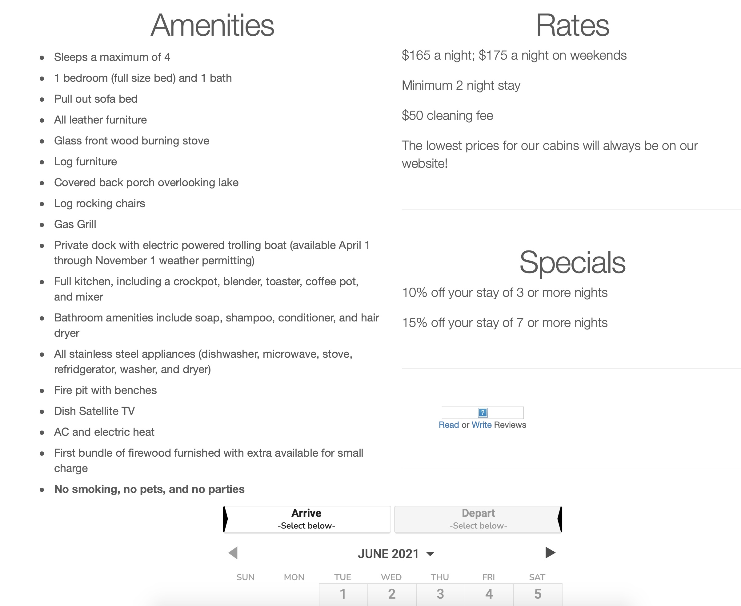 Screenshot of fourth website design